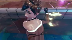 تشغيل متتبع من Overwatch في Intense Underwater 3D Porn